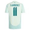 Mexico Santiago Gimenez 11 Borte 2024 - Herre Fotballdrakt